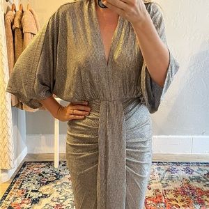 Dress Forum Ruched Midi Dress Holiday Dress